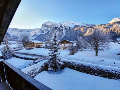 Blick vom Balkon der Casa Milu auf die Berge von Engelberg